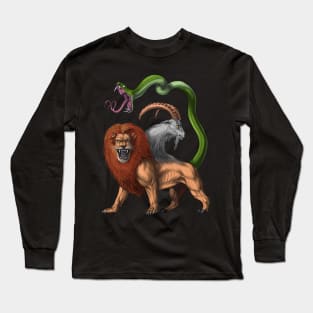 Greek Mythology Creature Chimera Long Sleeve T-Shirt